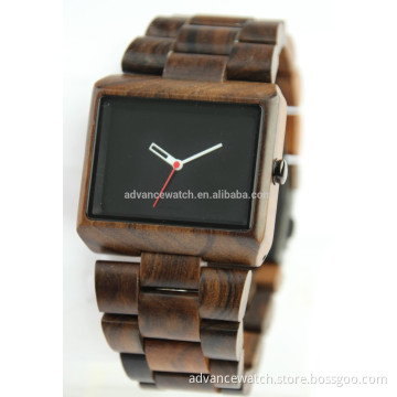 2017 father's day Custom logo men wood watch